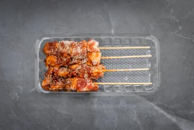 HONEY SESAME PORK BELLY KEBABS