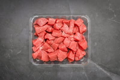 DICED BEEF.