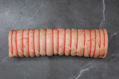 PORK LOIN ROAST BONELESS RIND ON