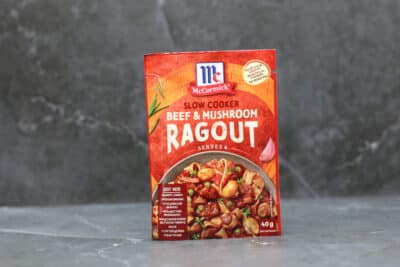 SLOW COOKER BEEF & MUSHROOM RAGOUT