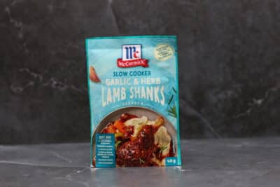SLOW COOOKER GARLIC & HERB LAMB SHANKS