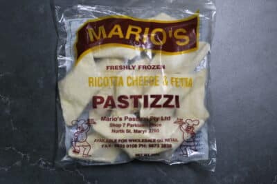 RICOTTA CHEESE AND FETA PASTIZZI