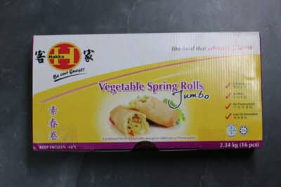 VEGETABLE SPRING ROLLS JUMBO X16