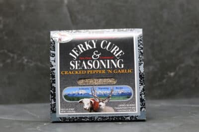 JERKY CURE SEASONING CRACKED PEPPER AND GARLIC