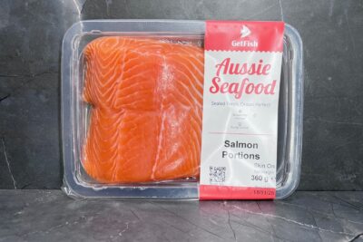 AUSSIE SEAFOOD FRESH SALMON PORTIONS (2 X 180G)