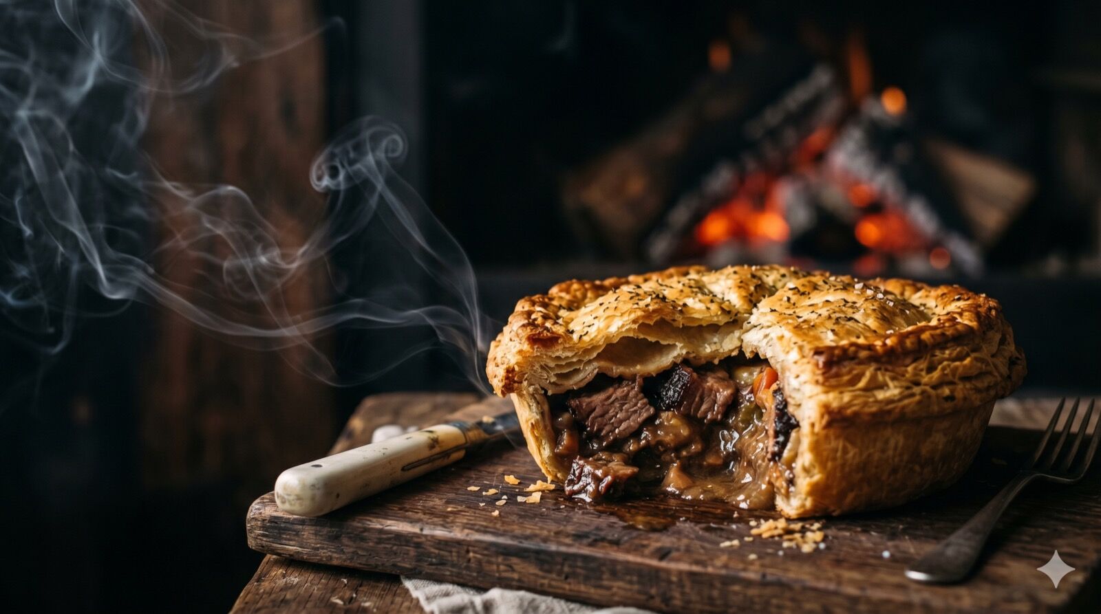Smokeylicious smoked brisket pie